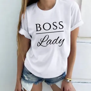 Women's Boss Lady T-Shirt Image Zabardo.com
